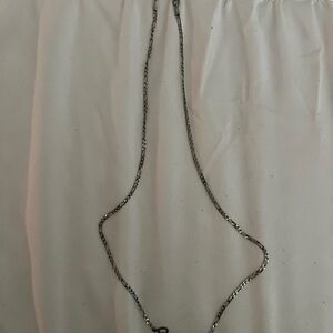 Classic Silver Necklace with Delicate Chain Design